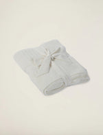 Barefoot Dreams Cozychic Pearl Lite Ribbed Baby Blanket