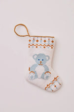Bear-ly Blue Bauble Stocking
