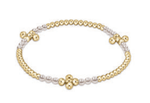 Enewton Pearl Signature Cross Bliss 2.5mm Bead Bracelet