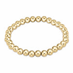 Gold 6mm Bead Bracelet