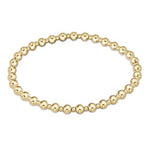 Enewton Grateful Pattern Gold Bead 4mm Bracelet