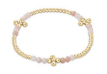 Enewton Pink Opal Signature Cross Bliss Pattern 2.5mm Bracelet