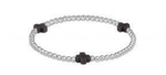 Enewton Signature Cross Sterling 3mm Charcoal Bracelet