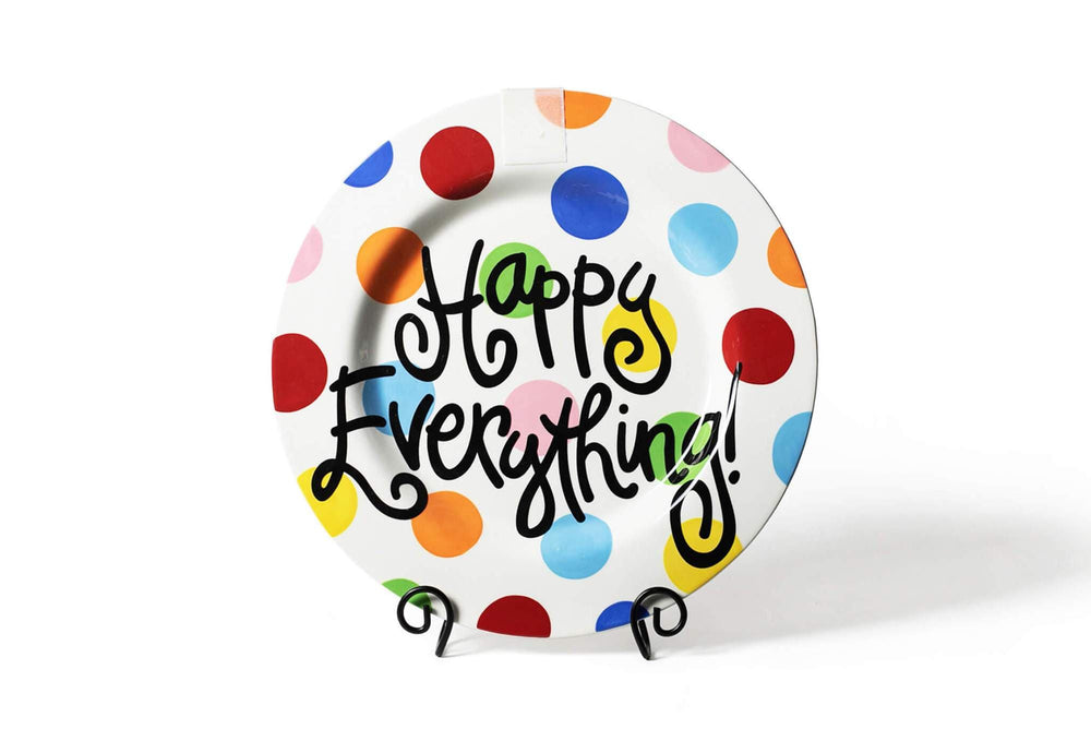 Happy Everything Big Platter Bright Dot