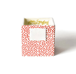Happy Everything Happy Everything Red Small Dot Mini Nesting Cube