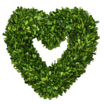 Heart Preserved Boxwood Wreath
