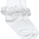 Jefferies Socks Newborn Ruffle Lace Socks