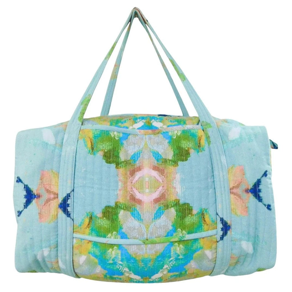Laura Park Laura Parks Stained Glass Blue Weekender Duffle Bag