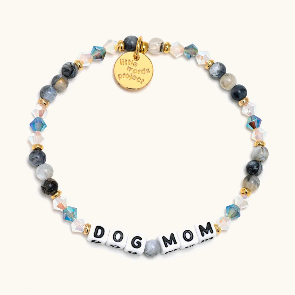 Dog Mom Woof Little Words Project Bracelet