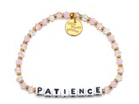 Patience Little Words Project Bracelet