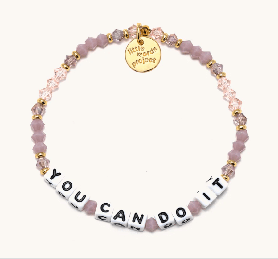 You Can Do It Little Words Project Bracelet