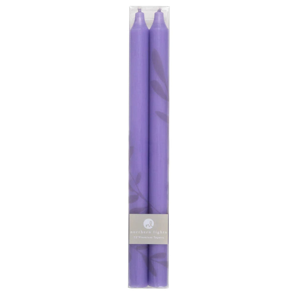 Lilac 2pk Taper Candles