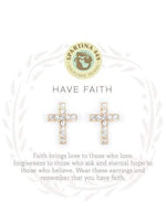 Have Faith Gold Sea La Vie Earrings