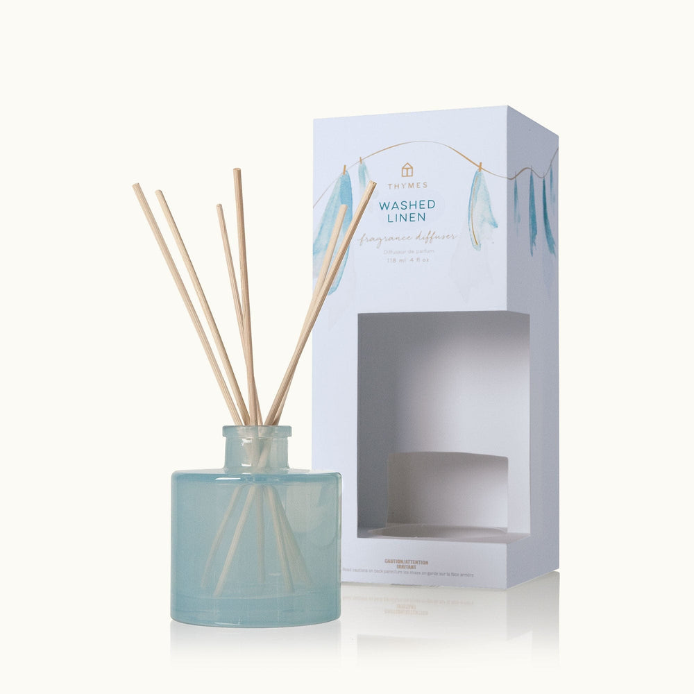 Thymes Washed Linen Petite Diffuser