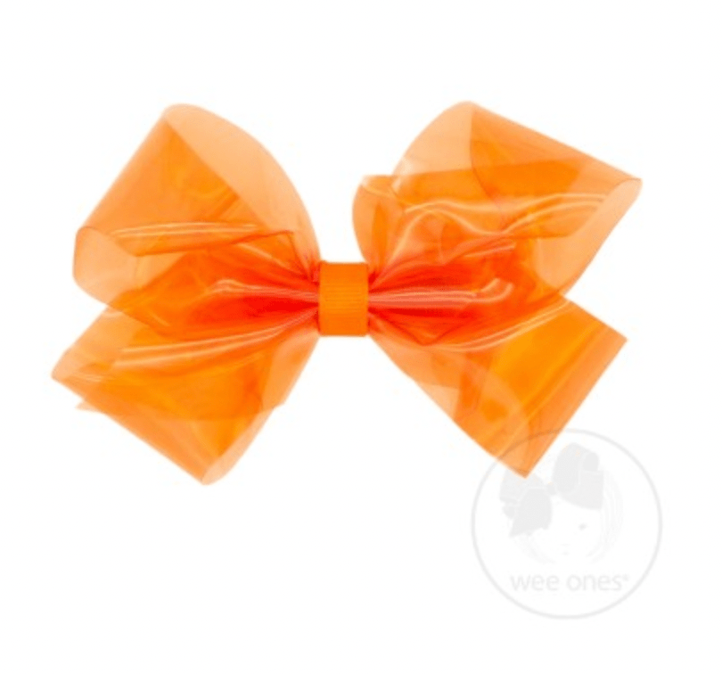Wee Ones Orange Splash Medium Bow