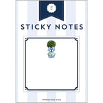 Stripe Topiary Tree Sticky Notes