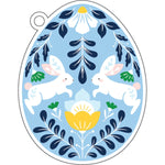 WH Hostess Easter Egg Die-Cut Gift Tags