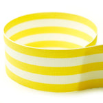 Yellow Stripe Grosgrain Ribbon